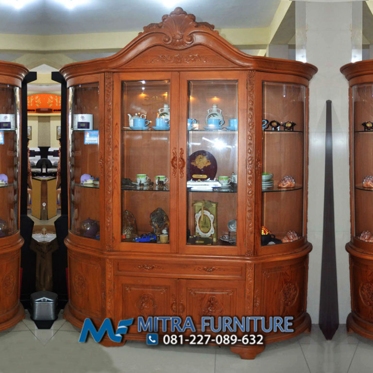 Lemari Pajangan Hias Harga Murah By CV. Mitra Furniture Jepara