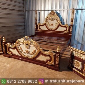 Tempat Tidur Mewah Elegan Fancy King